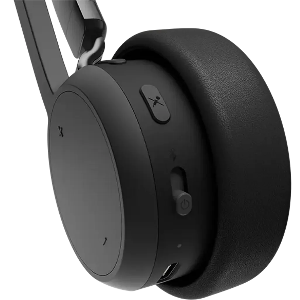 GUNMANSA LENOVO Wireless Stereo Headset - Bluetooth 5.3 with Dual Connection|2yr CI|Up To 60 Hours of Playback