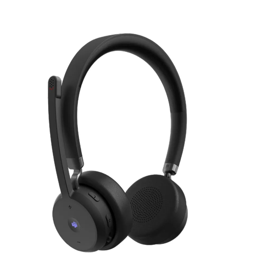 GUNMANSA LENOVO Wireless VoIP Headset (Teams) - Bluetooth 5.3 with Dual Connection|2yr CI|Up To 60 Hours of Playback