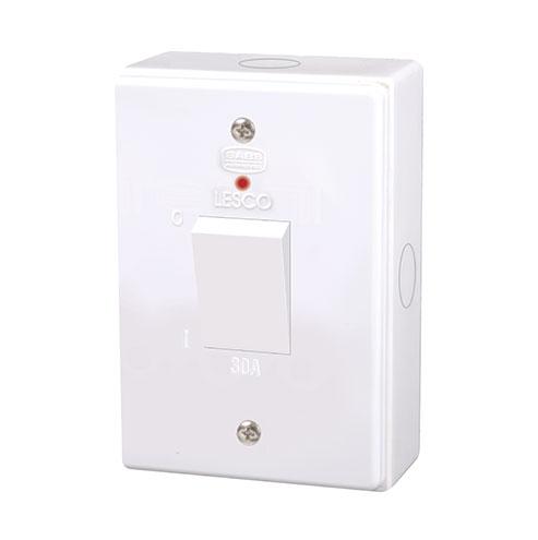 GUNMANSA Lesco 2 Pole Surface Isolator Switch Vertical with LED