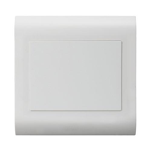 GUNMANSA Lesco White Pipelli Blank Cover Plate