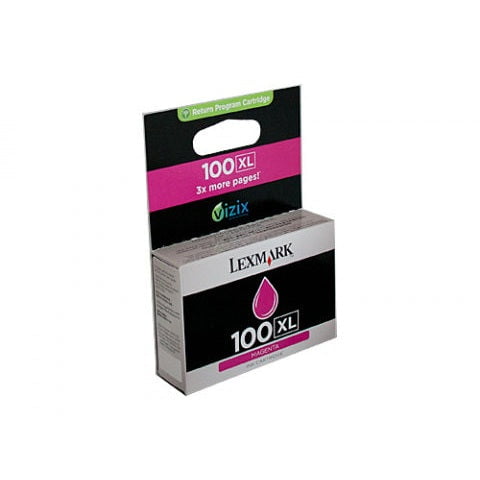 GUNMANSA Lexmark 100xl Magenta High Yield Ink Cartridge