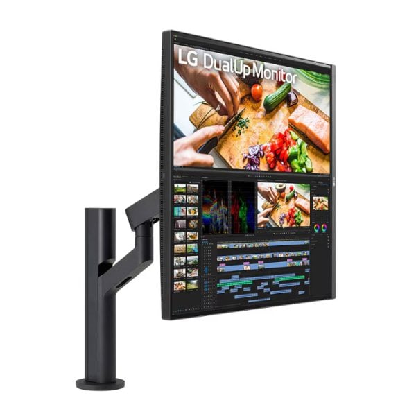 GUNMANSA LG 28″ 18:18 Dual-up Monitor with Ergo Arm, USB Type-C