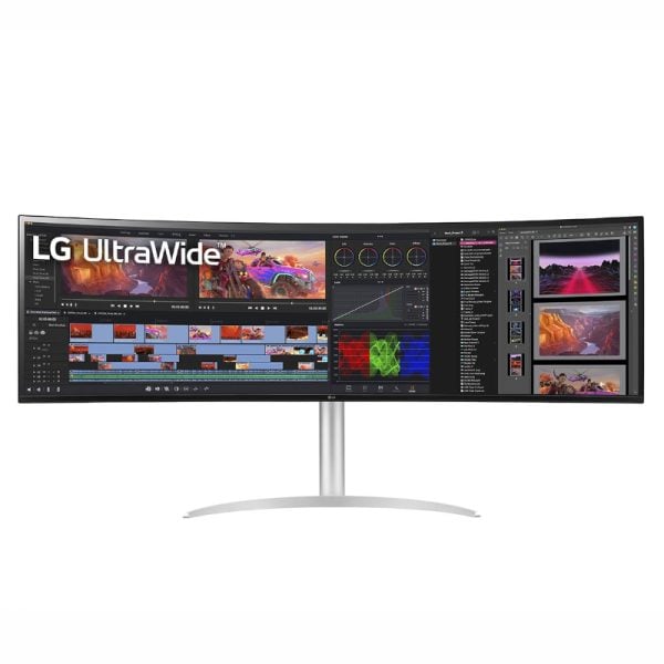 GUNMANSA LG 49″ UltraWide Dual QHD Curved Monitor with HDMI & USB-C