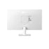 GUNMANSA LG UltraFine 27'' 4K UHD IPS Monitor - White; 3840x2160 IPS; White Backpanel; HDMI; Display Port; Tilt Functionality