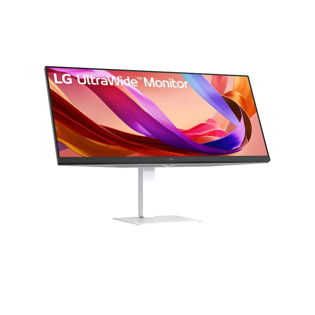 GUNMANSA LG UltraWide 34'' FHD IPS White Monitor 100Hz USB-C incl Speaker; 2560x1080 IPS; HDMI; Display; USB-C; Tilt/Height/Swivel