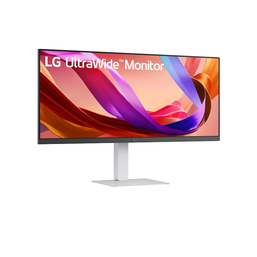 GUNMANSA LG UltraWide 34'' FHD IPS White Monitor 100Hz USB-C incl Speaker; 2560x1080 IPS; HDMI; Display; USB-C; Tilt/Height/Swivel