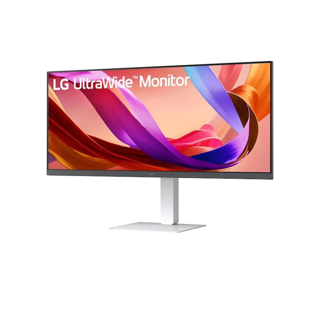 GUNMANSA LG UltraWide 34'' FHD IPS White Monitor 100Hz USB-C incl Speaker; 2560x1080 IPS; HDMI; Display; USB-C; Tilt/Height/Swivel