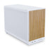 GUNMANSA Lian Li A3-mATX-WD-26.3L Micro Form Factor Chassis-No Fans Included-Supports 360mm AIO-Modularity Design-for M-ATX, ITX Motherboard-DAN Cases Collaboration-Wood Front Panel-White (A3W-WD)