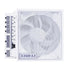 GUNMANSA Lian Li Edge Gold Series 1000W Full Modular Power Supply (Fan Hub Included)-ATX 3.0, 3.1-PCIE 5.1-L-Shape Design for Dual Chamber Case-120mm FDB Fan-Supports up to 4 USB Device - White-EG1000G.WH