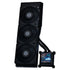 GUNMANSA Lian Li Hydroshift 360 AIO- Pre-installed 3 x 28MM fans - Side-mounted coolant pathway - 2.88 inch LCD Screen - 480 x 480 Resolution - Captured screenshots or recorded videos -Black (HSLCD36SB)