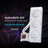 GUNMANSA Lian Li Hydroshift 360 AIO - Pre-installed 3 x 28MM Fans - Side-Mounted Coolant Pathway - 2.88 inch LCD Screen - 480 x 480 Resolution - Captured Screenshots or Recorded Videos - White (HSLCD36SW)