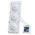 GUNMANSA Lian Li Hydroshift 360 AIO - Pre-installed 3 x 28MM Fans - Side-Mounted Coolant Pathway - 2.88 inch LCD Screen - 480 x 480 Resolution - Captured Screenshots or Recorded Videos - White (HSLCD36SW)