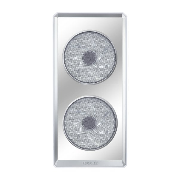 GUNMANSA Lian Li LANCOOL 217 INF White Infinity Mirror Computer Case, Mid-Tower ATX PC Case w/ 3 Pre-Installed Fans, 2x170mm ARGB Fans, 1x140mm, Front Mirror Glass Panel, Optimized Airflow - White (LAN217INFW)