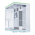 GUNMANSA LIAN LI O11DERGBW O11 EVO RGB White Aluminum / Steel / Tempered Glass ATX Mid Tower Computer Case
