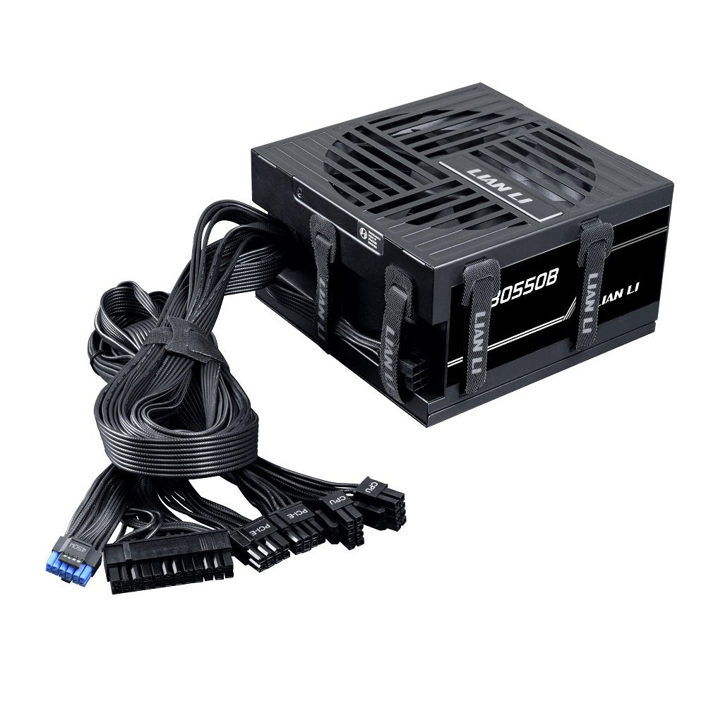 GUNMANSA Lian Li RB550 80 Plus Bronze Non Modular - Low-Noise ATX 550 Watt Power Supply - Cable Management - 135mm Larger Fan - Active PFC Design - Black (RB0550B)