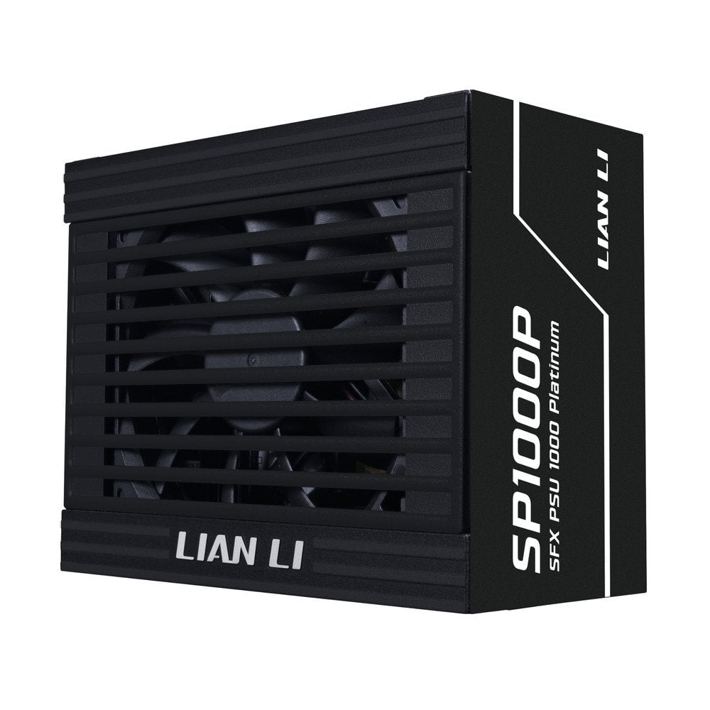 GUNMANSA Lian Li SP 1000W Full Modular Power Supply with 12V-2x6 Cable - ATX 3.1 & PCIE 5.1 Compliant, Cybenetics Platinum Efficiency - 100% Japanese 105C Capacitors - Black (SP1000P.B)