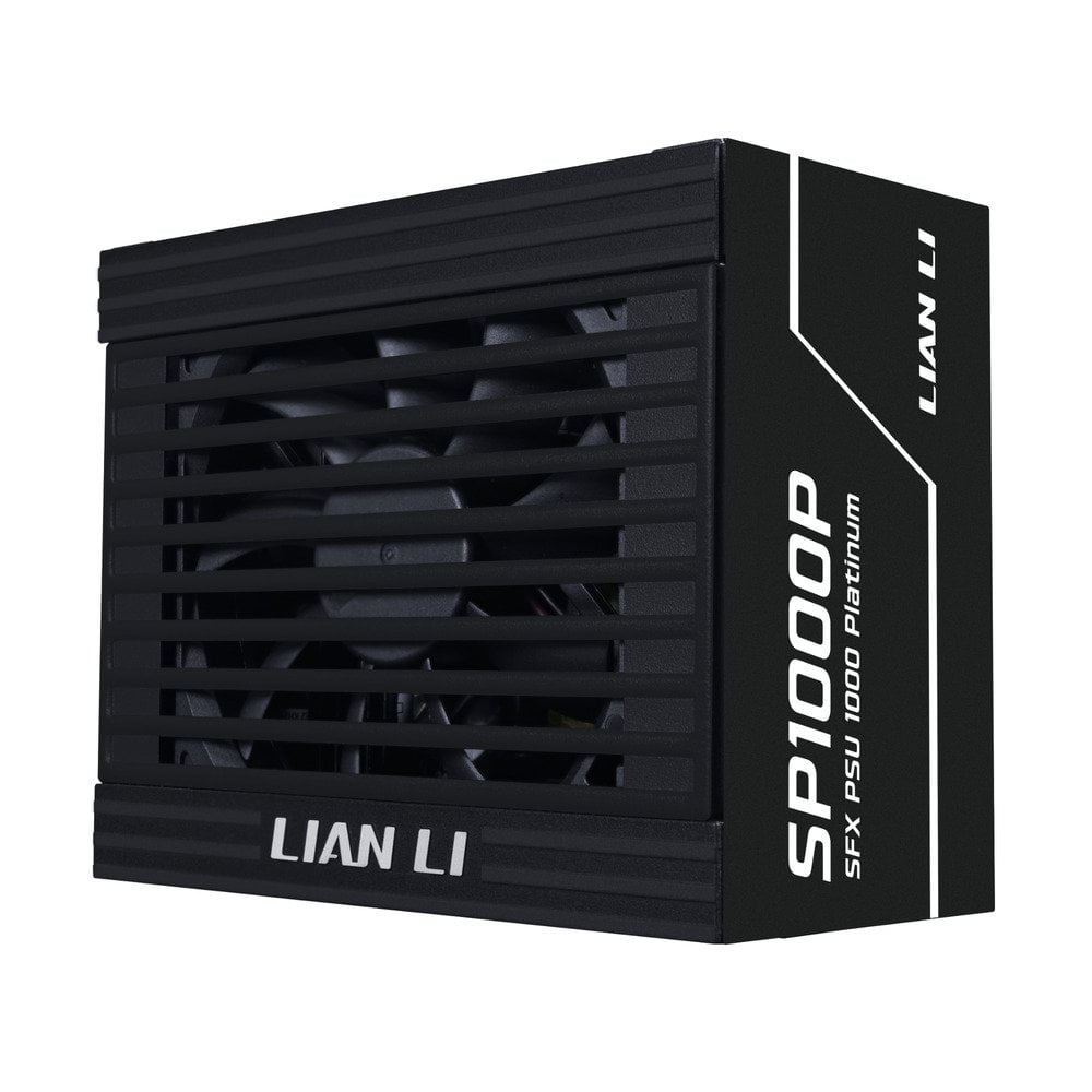 GUNMANSA Lian Li SP 1000W Full Modular Power Supply with 12V-2x6 Cable - ATX 3.1 & PCIE 5.1 Compliant, Cybenetics Platinum Efficiency - 100% Japanese 105C Capacitors - Black (SP1000P.B)