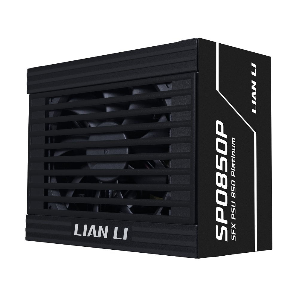 GUNMANSA Lian Li SP 850W Full Modular Power Supply with 12V-2x6 Cable - ATX 3.1 & PCIE 5.1 Compliant, Cybenetics Platinum Efficiency - 100% Japanese 105°C Capacitors - Black (SP850P.B)