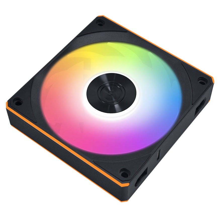 GUNMANSA Lian Li UNI Fan CL Wireless 120 - Single Pack - 2.4 GHz Wireless Signal RGB & PWM PC Case Fans Control - Dual Control Light Zones - 28mm FDB - Controller NOT Included & Required - Black (12CL1W1B)