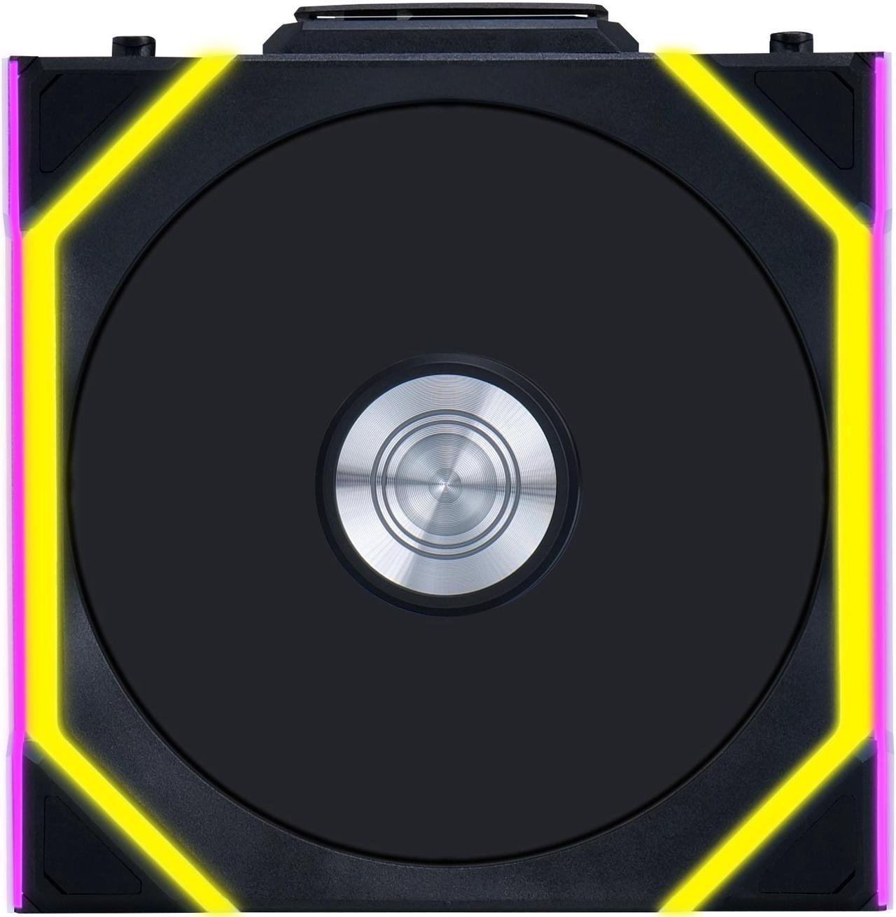 GUNMANSA Lian Li UNI Fan SL-Wireless 120 - Single Pack, Performance-Oriented Fan ARGB Fan WITHOUT Wireless Connector, Daisy-Chain Design, Customizable Lighting Effects, Low-Noise - Black (12SL1W1B)