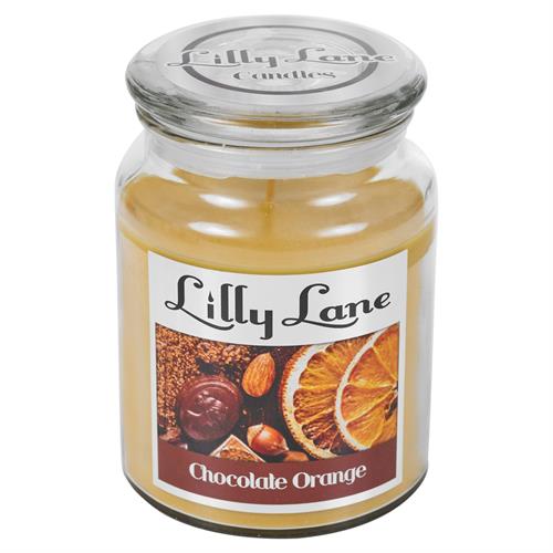 GUNMANSA Lilly Lane Chocolate Orange Scented Candle Large Lidded