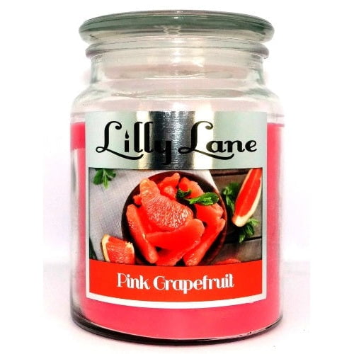 GUNMANSA Lilly Lane Grapefruit Scented Candle Large Lidded Mason