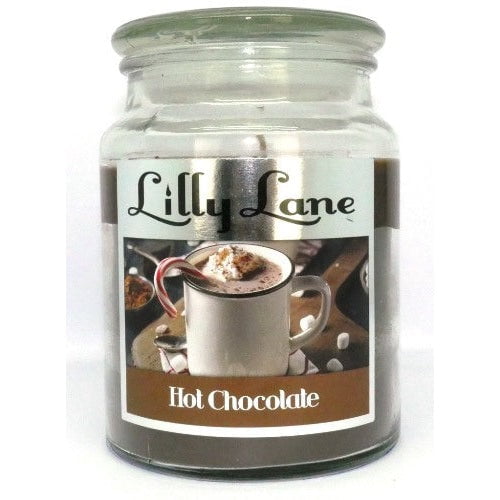 GUNMANSA Lilly Lane Hot Chocolate Scented Candle Large Lidded Mason