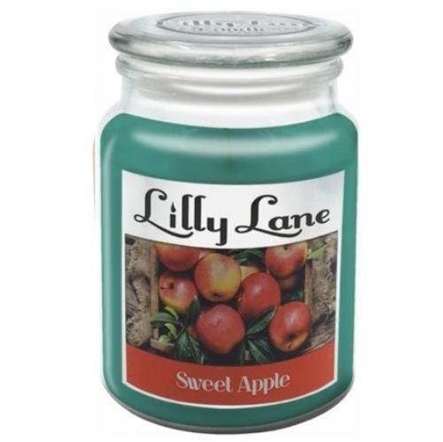 GUNMANSA Lilly Lane Sweet Apple Scented Candle Large Lidded Mason