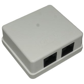 GUNMANSA LinkQnet RJ45 CAT 6 Double Wall Mount Surface Box