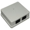 GUNMANSA LinkQnet RJ45 CAT 6 Double Wall Mount Surface Box