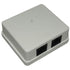 GUNMANSA LinkQnet RJ45 CAT 6 Double Wall Mount Surface Box