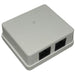 GUNMANSA LinkQnet RJ45 CAT 6 Double Wall Mount Surface Box
