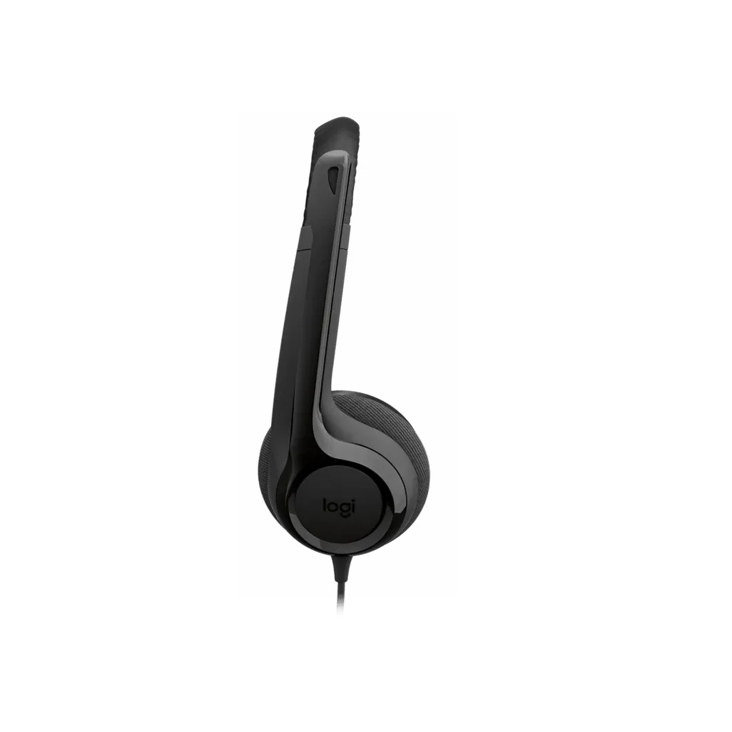 GUNMANSA LOGI H390 981-001576 Black USB-C Stereo headset adjustable headband Noise cancelling Mic rotating microphone