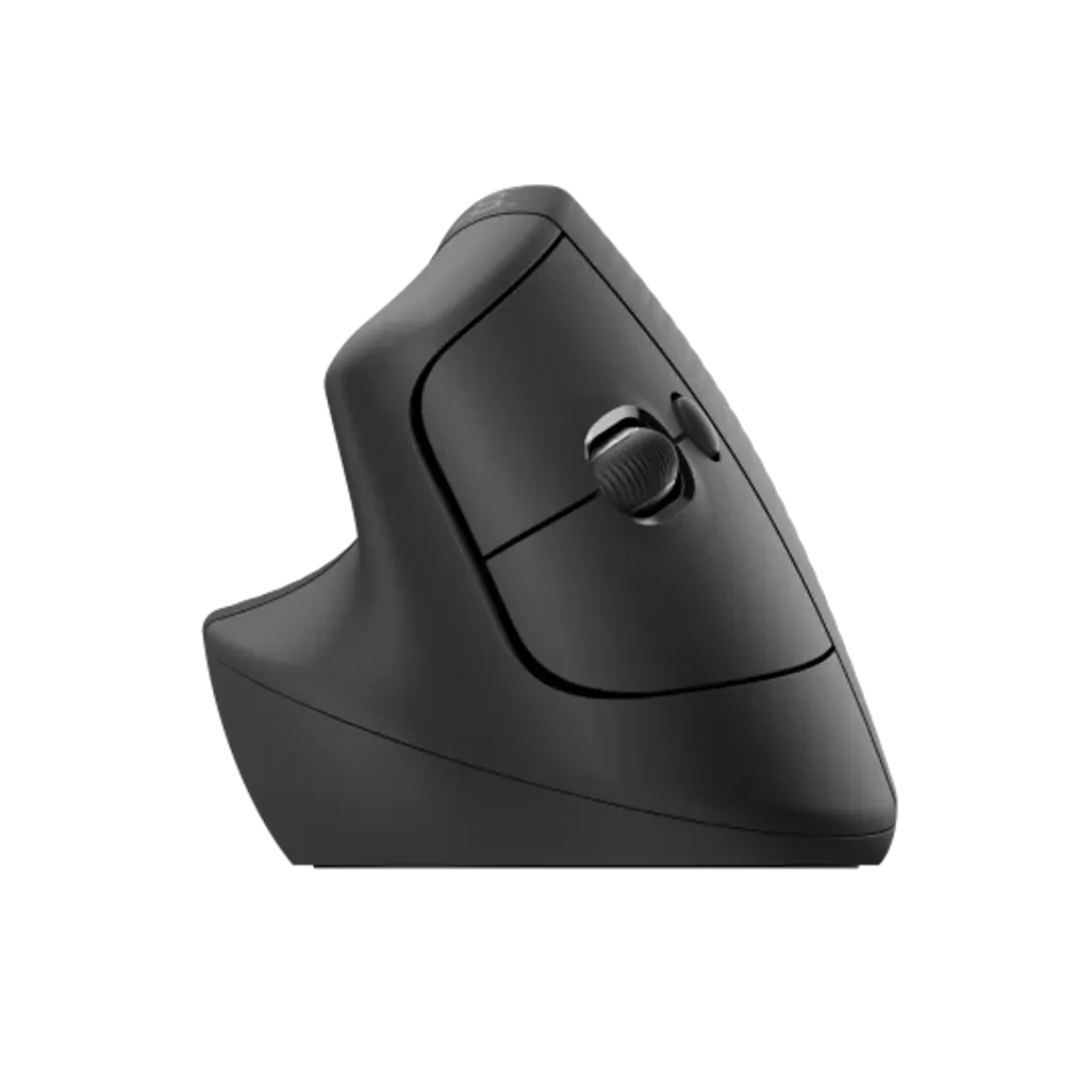 GUNMANSA LOGI LIFT 910-006473  Vertical Ergonomic Mouse - GRAPHITE / BLACK - 2.4GHZ/BT - N/A - EMEA-914 - ON+OFFLINE;B2C.