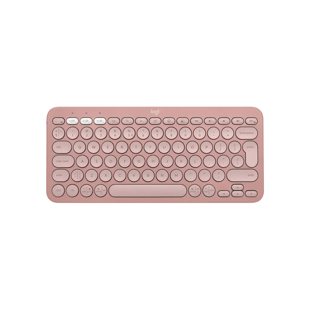 GUNMANSA LOGI Pebble Keys 2 K380s - TONAL ROSE - US INT'L - BT