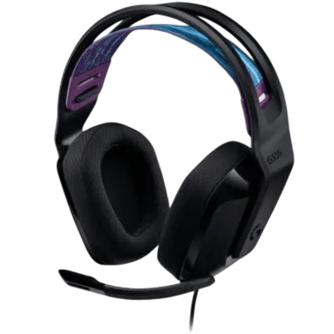 GUNMANSA Logitech 3.5mm G335 Wired Gaming Headset - Black