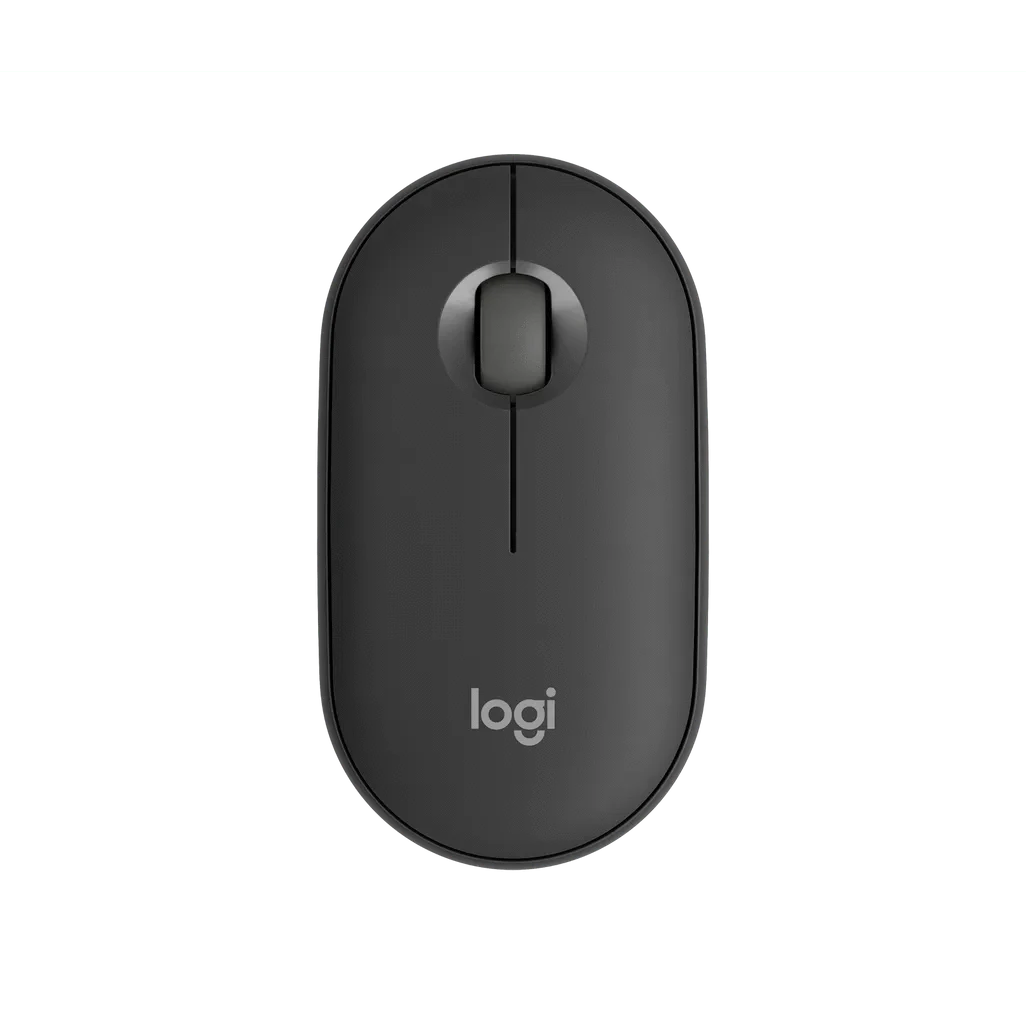 GUNMANSA Logitech 910-007015, Ambidextrous, Optical, RF Wireless + Bluetooth, 4000 DPI, Graphite