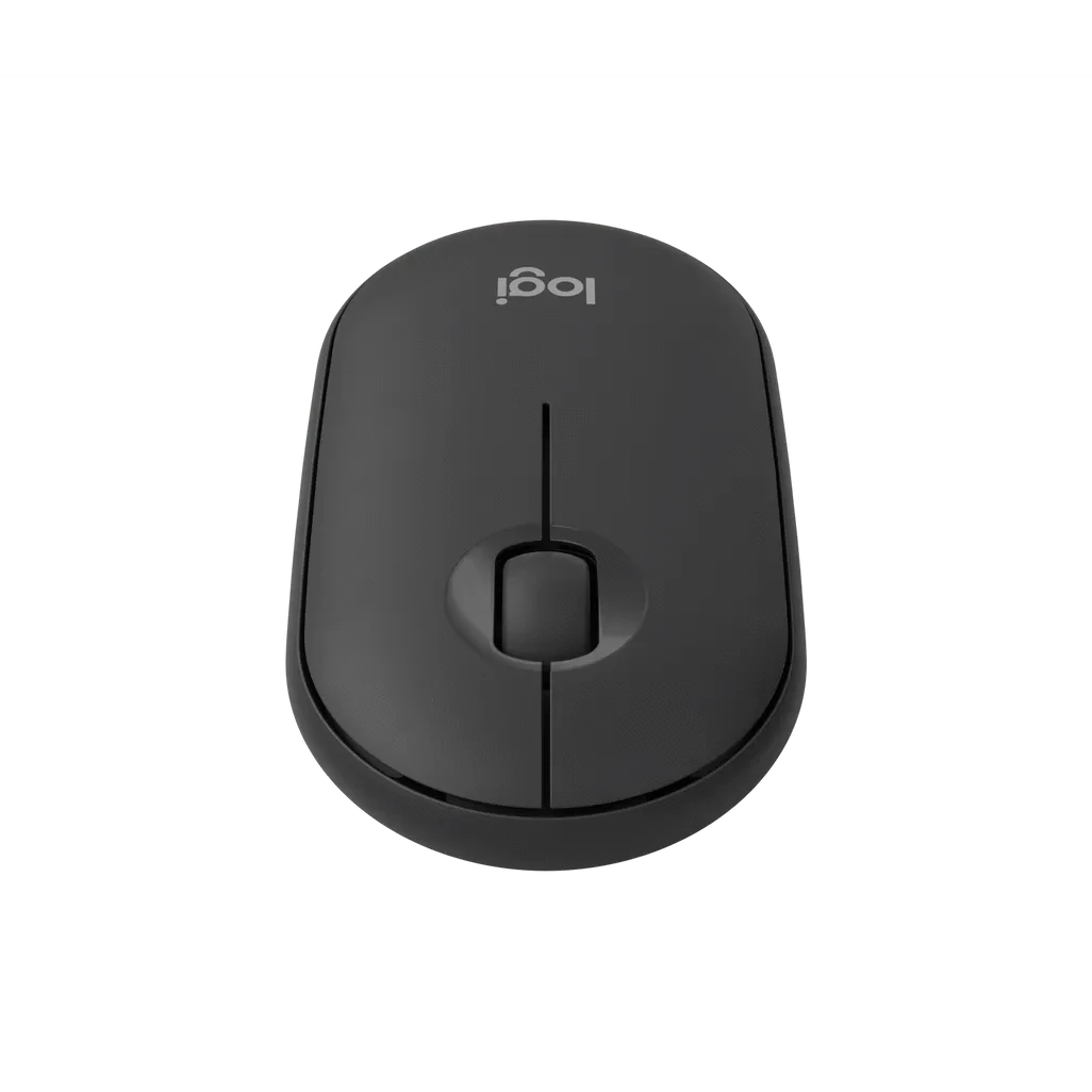 GUNMANSA Logitech 910-007015, Ambidextrous, Optical, RF Wireless + Bluetooth, 4000 DPI, Graphite