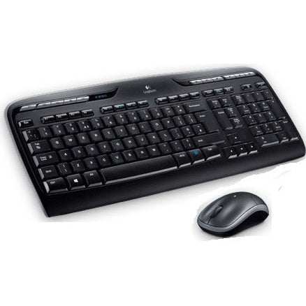 GUNMANSA Logitech Black MK330 Cordless Keyboard & Mouse Combo