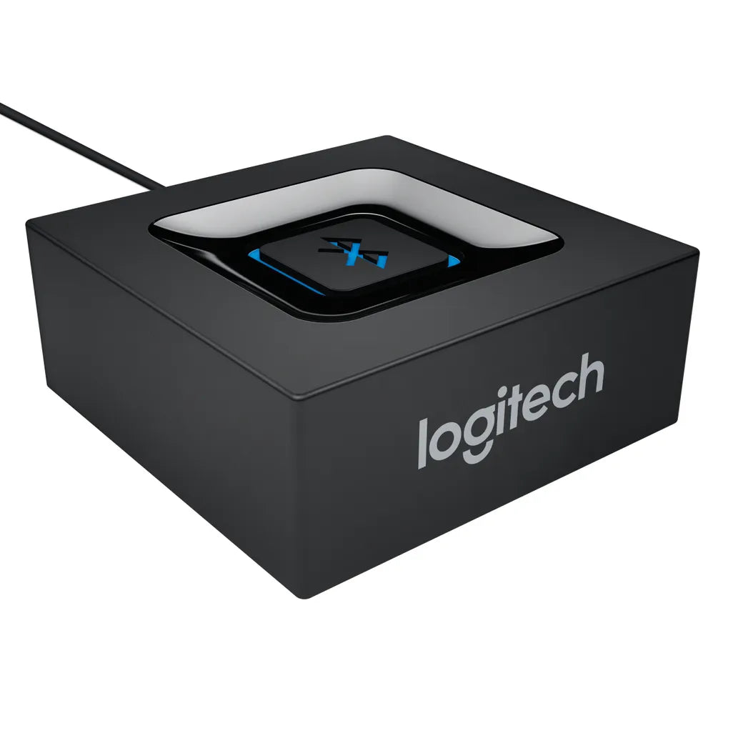GUNMANSA Logitech Bluetooth Audio Receiver, 3.5 mm, A2DP, 15 m, Black, AC, Type C