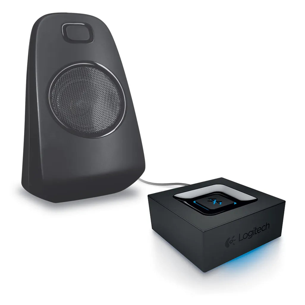GUNMANSA Logitech Bluetooth Audio Receiver, 3.5 mm, A2DP, 15 m, Black, AC, Type C