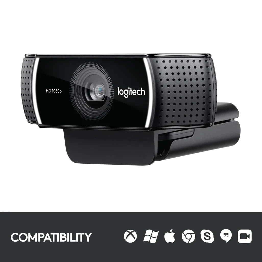 GUNMANSA Logitech C922 PRO HD STREAM WEBCAM, 1920 x 1080 pixels