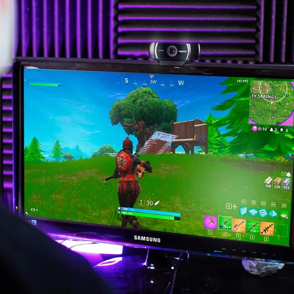 GUNMANSA Logitech C922 PRO HD STREAM WEBCAM, 1920 x 1080 pixels