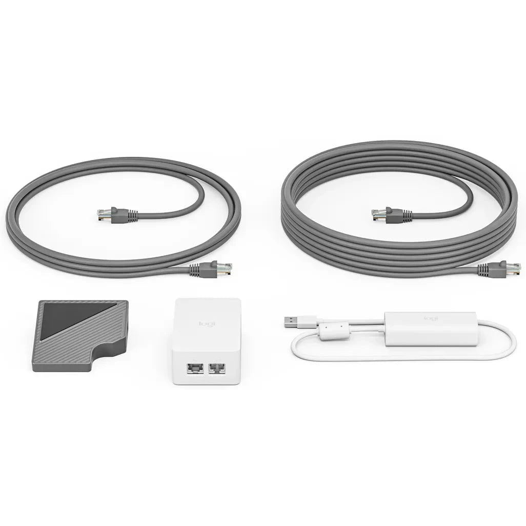 GUNMANSA Logitech Cat5e Kit, Cat5e, Graphite, 40 m, 100 - 240 V, 83 mm, 85 mm
