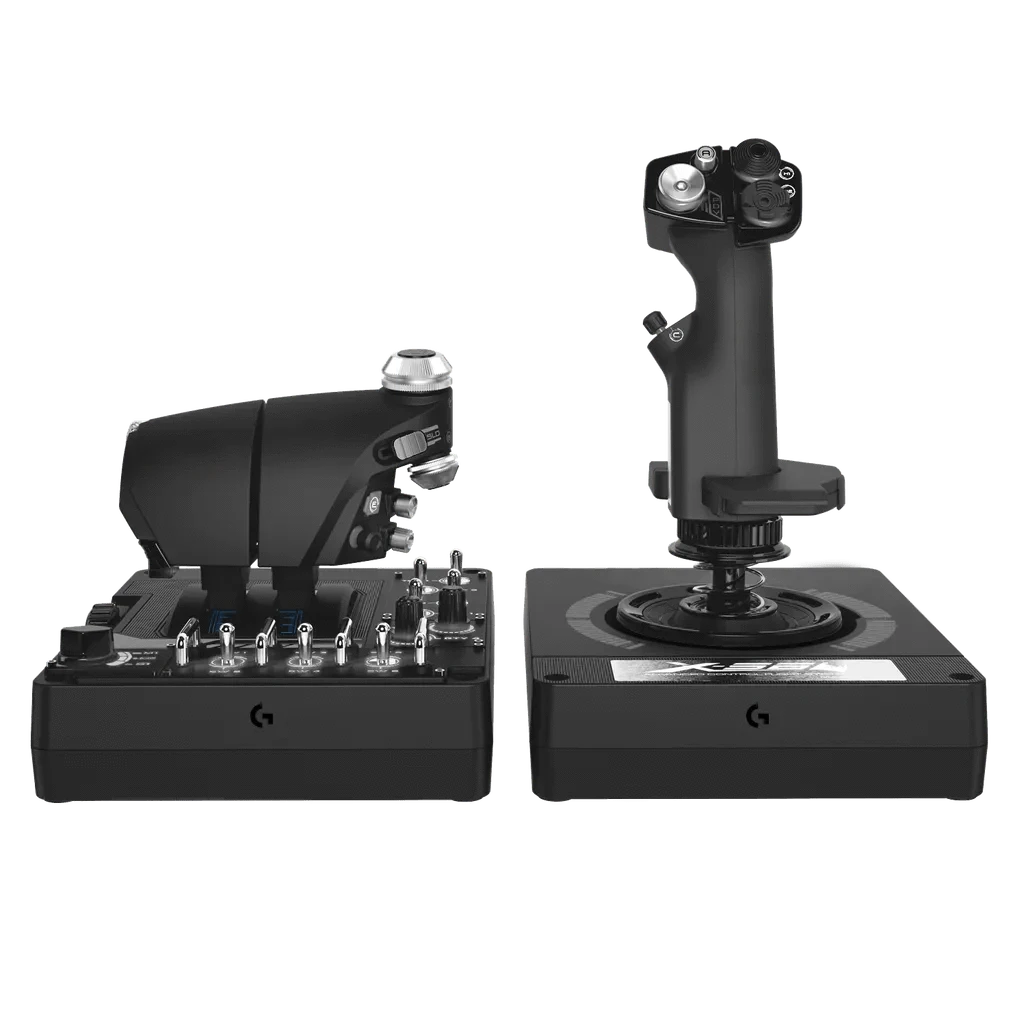 GUNMANSA Logitech G G X56 HOTAS RGB Throttle and Stick Simulation Controller