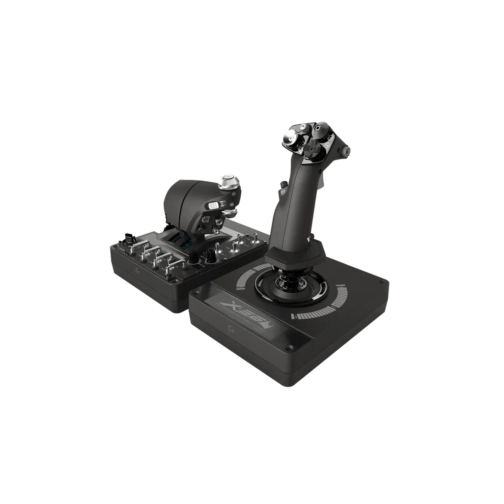 GUNMANSA Logitech G G X56 HOTAS RGB Throttle and Stick Simulation Controller