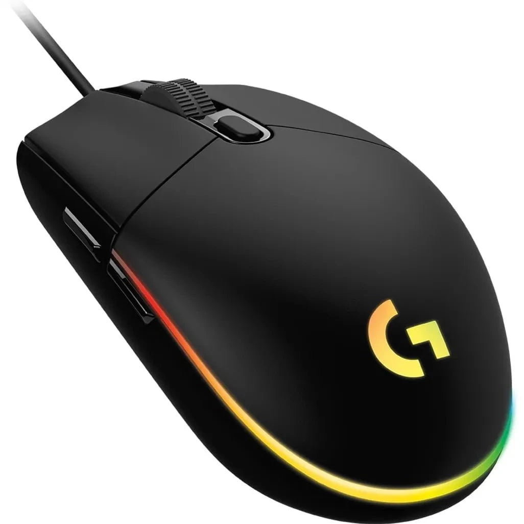 GUNMANSA Logitech G G203 LIGHTSYNC Gaming Mouse, USB Type-A, 8000 DPI, 1 ms, Black
