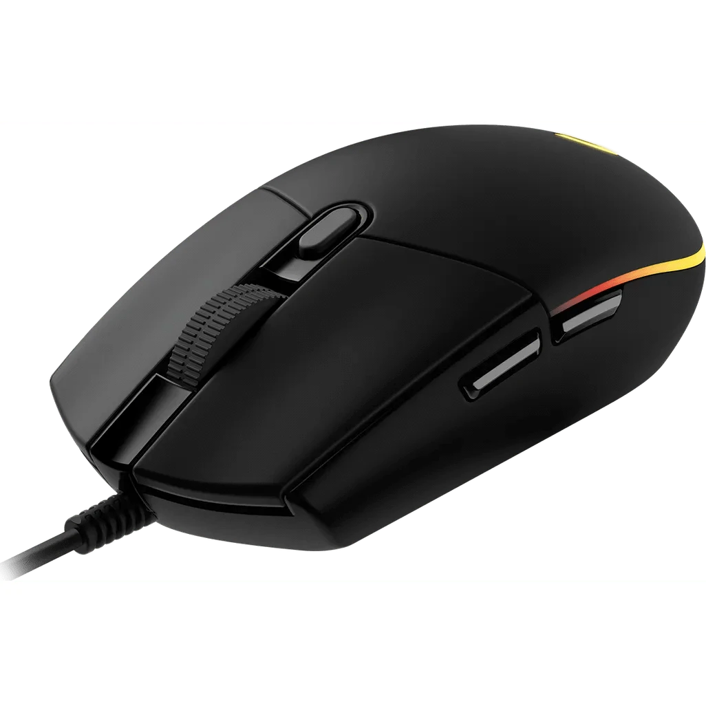 GUNMANSA Logitech G G203 LIGHTSYNC Gaming Mouse, USB Type-A, 8000 DPI, 1 ms, Black