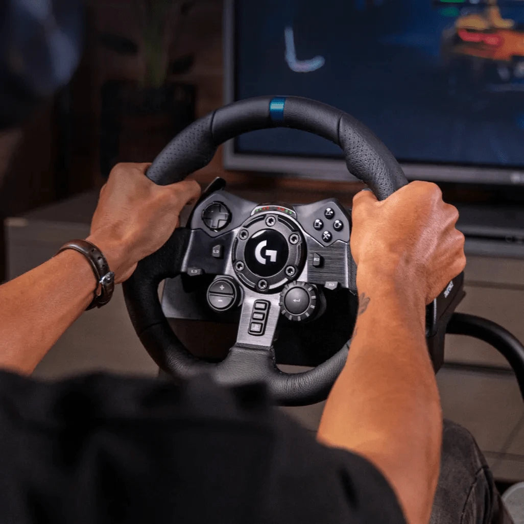 GUNMANSA Logitech G G923 Racing Wheel and Pedals for PS5, PS4 and PC