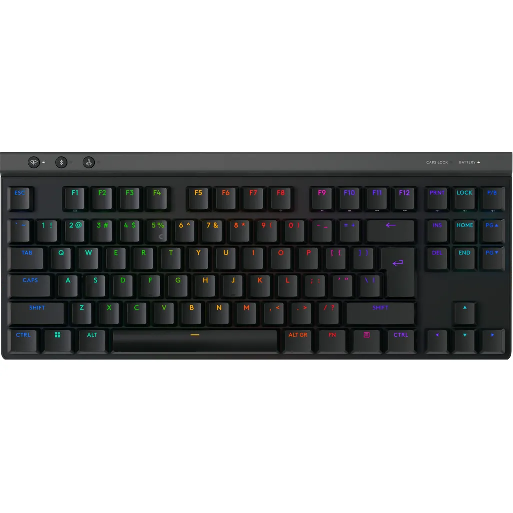 GUNMANSA Logitech G515 LIGHTSPEED TKL Wireless Gaming Keyboard - BLACK - US INT'L - 2.4GHZ/BT - N/A